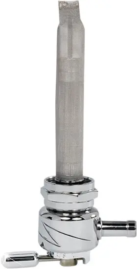 4311-cl Pingel Lightning Chrome 22mm Round Fuel Valve