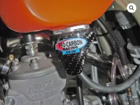 Kt.ft.01 Pro Carbon Pro-carbon Fuel Gas Petcock Tap Protector Fits 2018 - 2023 Ktm Sx 85 Tc85 Mc85