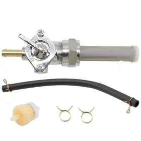 62168-81 Shtuomoland Pack Of 1 For Harley Sportster Motorcycle Gas Fuel Petcock Tank Valve #2