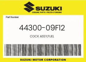 44300-09f12 Suzuki Genuine Cock Assy Fuel -