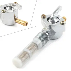 Threettt 550741546027 3/8 Inch Fuel Gas Tank Valve Npt Petcock Fit Harley Road King Softail Dyna #2