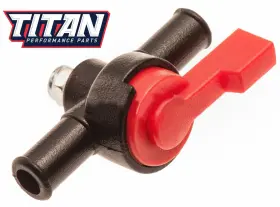 Titan 757 Performance 113-81-602 Fuel Gas Shut Off Valve Petcock 5/16 8mm In Line Universal Atv Motorcycle