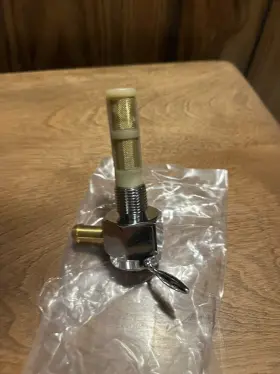 35-0687 V-twin Sifton Vtwin 3/8 Npt Chrome Hex Petcock Harley Davidson Like New