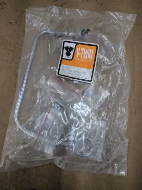 38-0202 V-twin 1940-1965 Harley-davidson Fl Fuel Petcock Shut-off Rod Kit Chrome #3