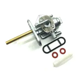 Cy80-copper Vrweare Motorcycle Petcock Tank Switch Fuel Valve One Size Silver