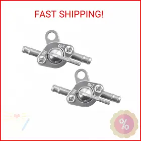 Wevdn Wevdn-2806if 2 Pcs Inline Fuel Tank Tap Valve 6mm Motorcycle Gas Petcock S
