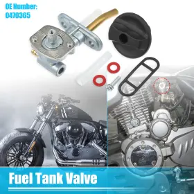 0470365 X Autohaux No.0470365 Fuel Valve Petcock Gas Tank Switch For Arctic Cat 250 300 400 4x4