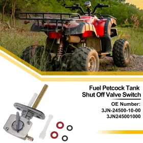 No.3jn-24500-10-00 X Autohaux 3jn-24500-10-00/3jn245001000 Atv Fuel Valve Petcock Gas Tank Switch For Yamaha Bear