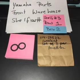 214-24522-00 Yamaha 214-24522 Oem Enduro Petcock Bowl Gasket Nwob