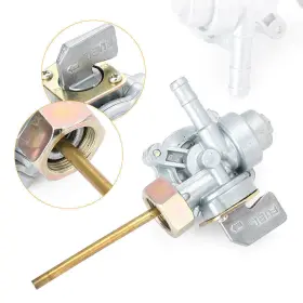 Zdl-kabusikikaisya1989usa 612054311287 Fuel Gas Tank Petcock Valve Switch Chrome For Honda Magna 250 1994-2000 Motor Us