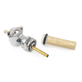 Zdl-kabusikikaisya1989usa 612073702905 Fuel Valve Petcock Straight For Harley Sportster Big Twin 1975-later 13/16 Inch Bung #2