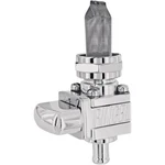 Pingel Guzzler Fuel Valve 22MM - 5/16IN. Single Outlet Polished GV25GP. Fixed Price $240.99.