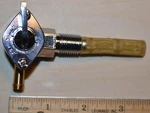 Chrome Petcock With 90 Degree Outlet #35-0396 New. Fixed Price $25.00.