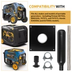 Generator Exhaust Extension Silencer Kit For Firman H07552 WH03242 T07573 T07571. Fixed Price $67.99.