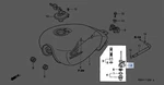 Honda 1991-2007 Cb Petcock Assembly 16950-KBG-671 New Oem 16950KBG671. Fixed Price $79.00.