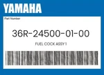 Yamaha Genuine Fuel Cock Assy 36R-24500-01-00. Fixed Price $69.73.