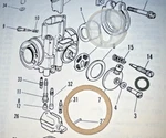 Aermacchi Harley SH2/20 Strainer & Gaskets 27604-73P 74 75 X90 Z90. Fixed Price $5.89.