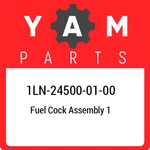 1LN-24500-01-00 Yamaha Fuel Cock Assembly 1LN245000100, New Genuine Oem Part. Fixed Price $61.60.