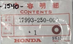 New Genuine 1961-1975 Honda Motorcycle Petcock Gasket Seal Oem 17993-250-000. Fixed Price $6.79.