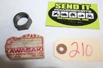 BIN8 Kawasaki Nos Nut 51035-008. Fixed Price $8.99.