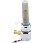 Bikers Choice Chrome 22MM Round Petcock W/left Side Outlet - 022600. Fixed Price $99.99.