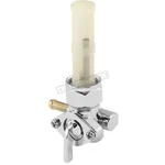 Bikers Choice 90DEG Left Angle Late Style Fuel Petcock W/brass Filter - V#011403. Fixed Price $42.78.