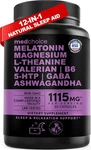 12-IN-1 Melatonin Sleep Capsules Natural Aids 90 Count (pack Of 1). Fixed Price $33.05.