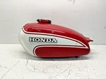 Honda Gas Tank / Fuel + Cap Assembly Good Paint (1973). Fixed Price $225.00.
