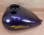 2007-2008 Harley Davidson Road King Flhrc Purple Gas Fuel Tank Dented. Fixed Price $265.49.