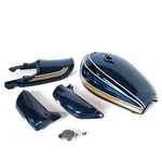 1975 Kawasaki Z1 Body Set Gas Petrol Tank Tail Cowl Side Cover Left Fuel Cap Oem. Fixed Price $1579.95.