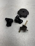 2004 Yamaha YZ250F Gas Tank Fuel Petcock Shut Off Valve, Cap, Mounts. Fixed Price $27.99.