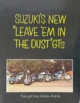 1976 1977 Suzuki GT750 GT550 GT380 GT500 GT250 GT185 Nos 4-PAGE Brochure. Fixed Price $16.95.