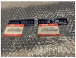 Suzuki GT750 Genuine Cylinder Emblem Late Model 68262-31200 Pair New Unused. Fixed Price $250.00.