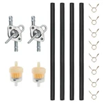 2X 1/4" Inline Gas Fuel Shut Off Valve Switch Petcock For Pocket Bike Atv Taotao. Fixed Price $10.99.