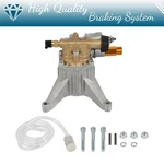 Shaft Vertical Pressure Pump 7/8" 3200 Psi 2.5 Gpm For Power Washers. Fixed Price $83.02.