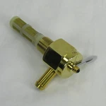 PRE-1975 Harley 3/8" Npt Polished Brass Hi-flow Petcock Right 90 Fuel Outlet. Fixed Price $84.95.