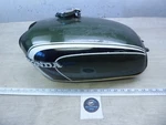 1973 Honda CB350 Twin H14500) Green Gas Petrol Fuel Tank With Cap And Emblems. Fixed Price $230.00.