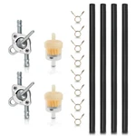2X For Pocket Bike Atv Taotao 1/4" Inline Gas Fuel Shut Off Valve Switch Petcock. Fixed Price $10.99.