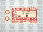 Kawasaki Nos New 92065-096 Fuel Cock Gasket (2) En Er Ex Kz Kaf Klx Zg Zr Zx. Fixed Price $12.99.