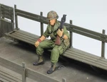 Presale Us Soldier Rider For Truck, Tank Vietnam War 1:35 Pro Built Model #7. Fixed Price $49.98.