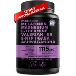 Melatonin 5MG Sleep Capsules Magnesium Ashwagandha 90 Ct. Fixed Price $38.13.