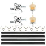 Shut Off 1/4" Inline Valve Switch Gas Fuel Tank Petcock For -150 Cc Atv Bike. Fixed Price $10.99.