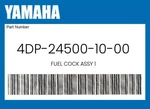Yamaha Genuine Fuel Cock Assy 4DP-24500-10-00. Fixed Price $83.42.