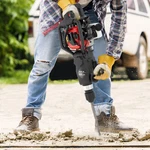 Heavy Duty Petrol Demolition Jack Hammer Drill Concrete Breaker 2 Chisels 1800W. Fixed Price $206.23.