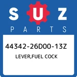 44342-26D00-13Z Suzuki Lever,fuel Cock 4434226D0013Z, New Genuine Oem Part. Fixed Price $189.29.